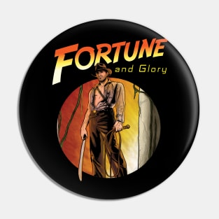 Fortune and Glory Adventurer Pin