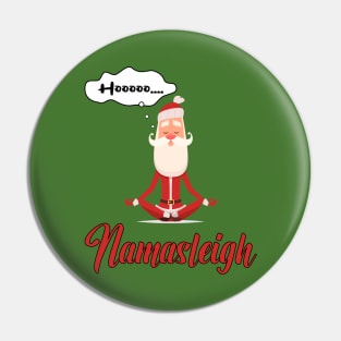 Hoooo...Namasleigh - Yoga Santa Pin