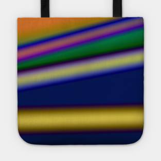 blue yellow orange texture art Tote