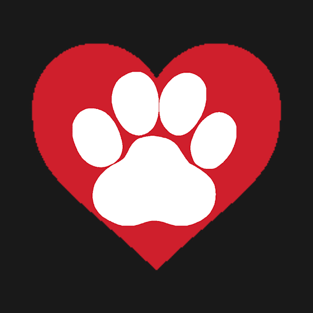 Heart Paw by taycobb