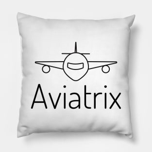 Aviatrix and Airplanes Pillow