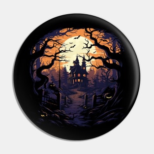 spooky house Pin