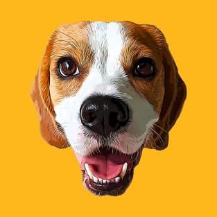 Beagle Head for Beagle Dog Lovers T-Shirt