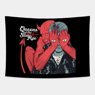 Queens Of The Stone Age Band Tapestry