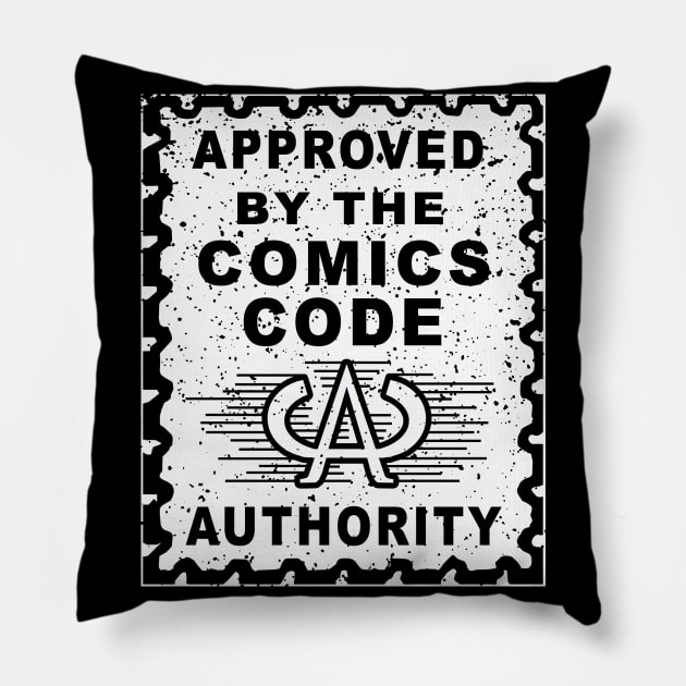 Comics Code Pillow by Federation Skum Kosplay