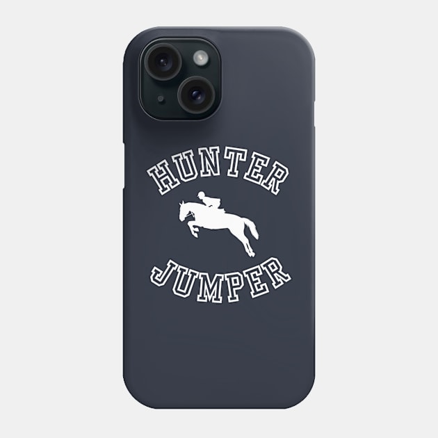 Hunter Jumper Varsity Phone Case by wittyequestrian@gmail.com