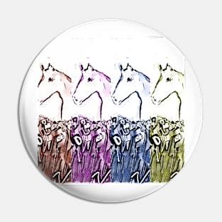 Horses Pin