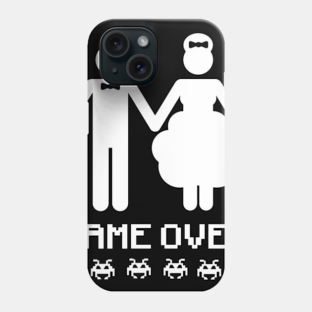 Mens Game Over For Men Funny Wedding Humor Finished Phone Case by JaroszkowskaAnnass