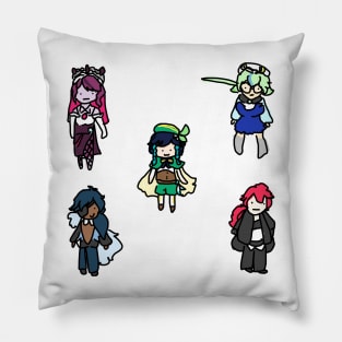 Badly Drawn Mondstadt 2 Sticker Pack Pillow