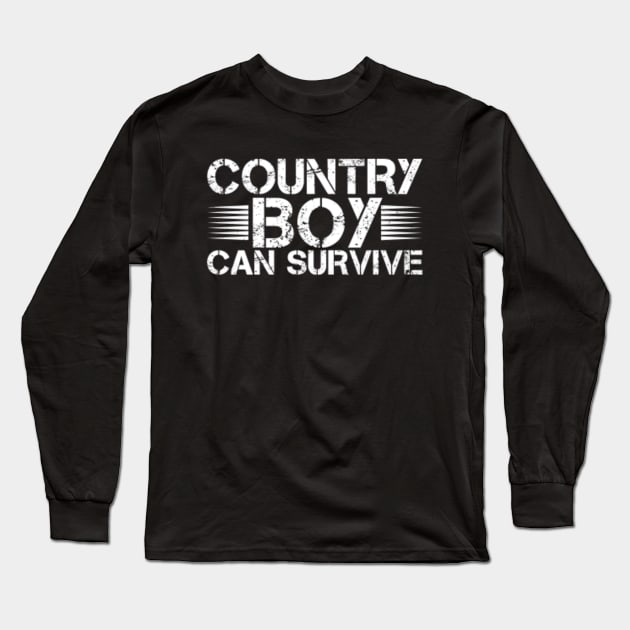 country boy - Teenage - Long Sleeve T-Shirt |