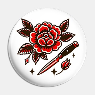 Flower Tattoo Pin