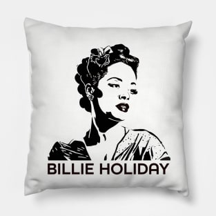 Bille Holiday Lady Day Pillow