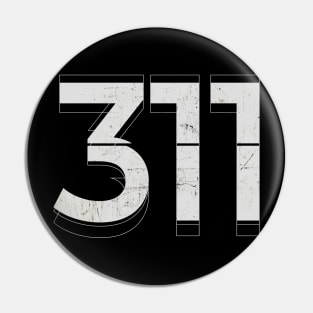 311 Kinetic Typography Pin