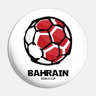 Bahrain Football Country Flag Pin