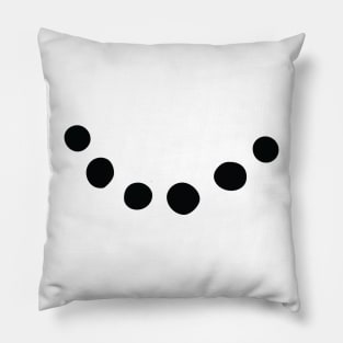 Snowman Face - Big Smiley Face - Funny Gift with Smile Pillow