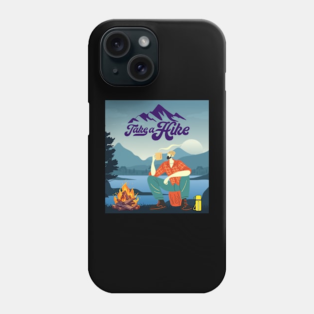 Take a hike Phone Case by Benjamin Customs