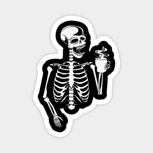 Skeleton coffee Magnet