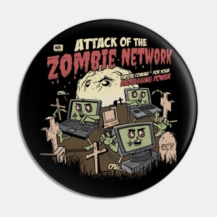 Zombie Network Cybersecurity Infosec Pin