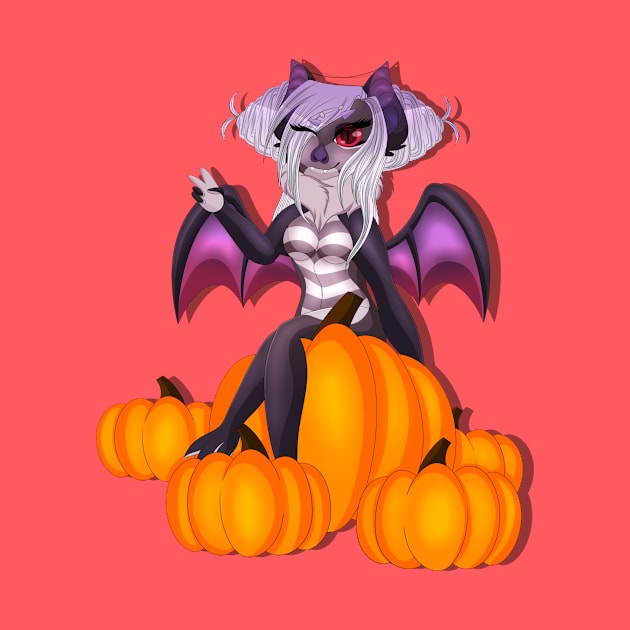 Pumpkin Patch Bat by Xinoni