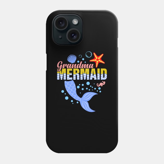 Grandma mermaid Phone Case by captainmood