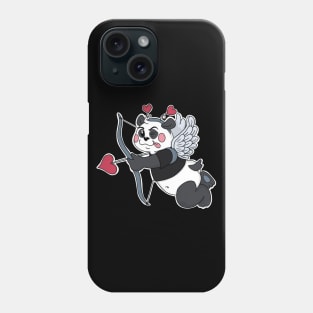 Cute Cupid Panda Valentine's Day Phone Case