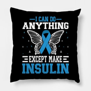 diabetes butterfly cool diabetes awareness Pillow