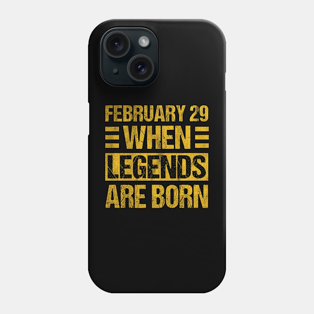 February 29 Birthday Cool Leap Year Phone Case by Zimmermanr Liame