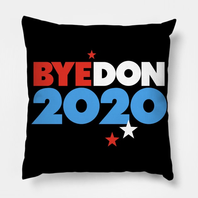 Bye Don - Biden Harris - Anti Trump Gifts - Democratic Vote Pillow by ArtworkByJKW2