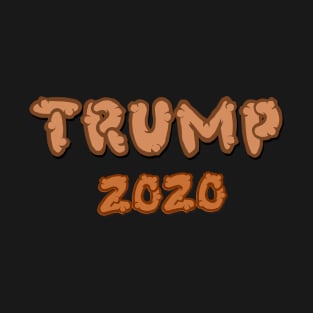 Turd Shaped Font Funny Trump 2020 T-Shirt