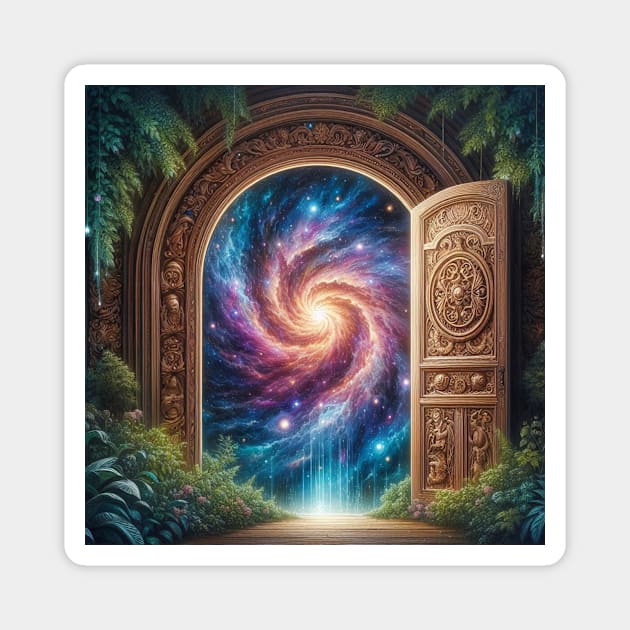 Door to Infinity Magnet by Donkeh23