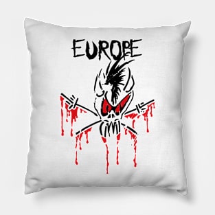 europe headbang Pillow