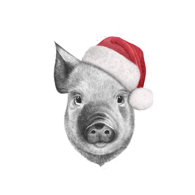 Christmas pig by kodamorkovkart