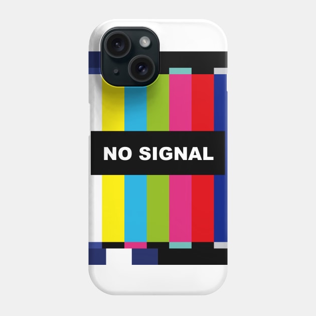 NO SIGNAL Phone Case by minicrocks