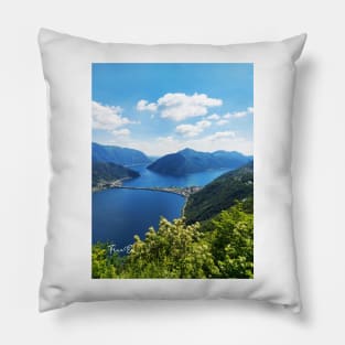 Lago di Lugano Pillow