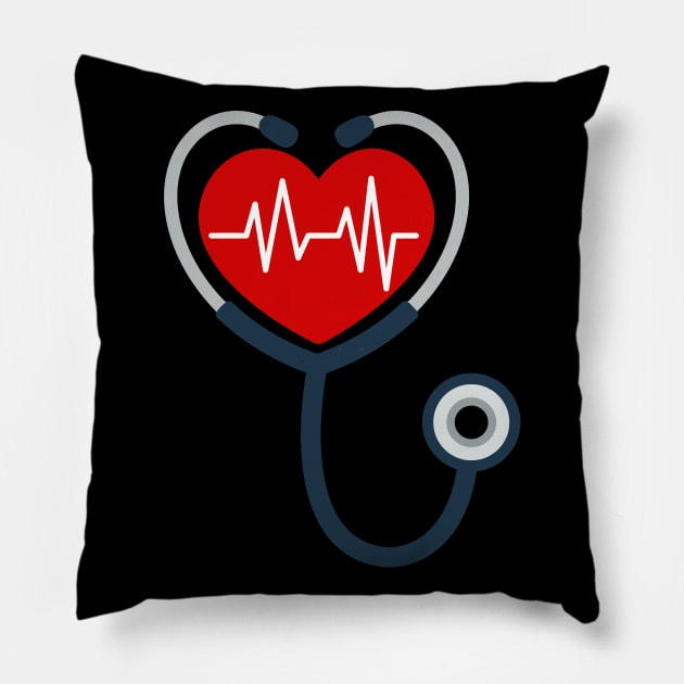 Doctor Valentine's Day Pillow by AdeShirts