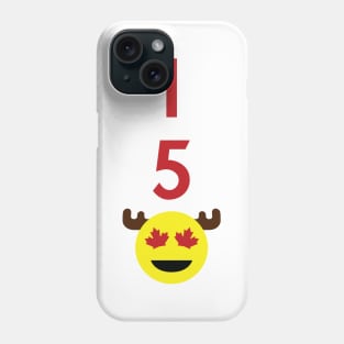 Canada 150 Emoji - Red/Yellow Phone Case