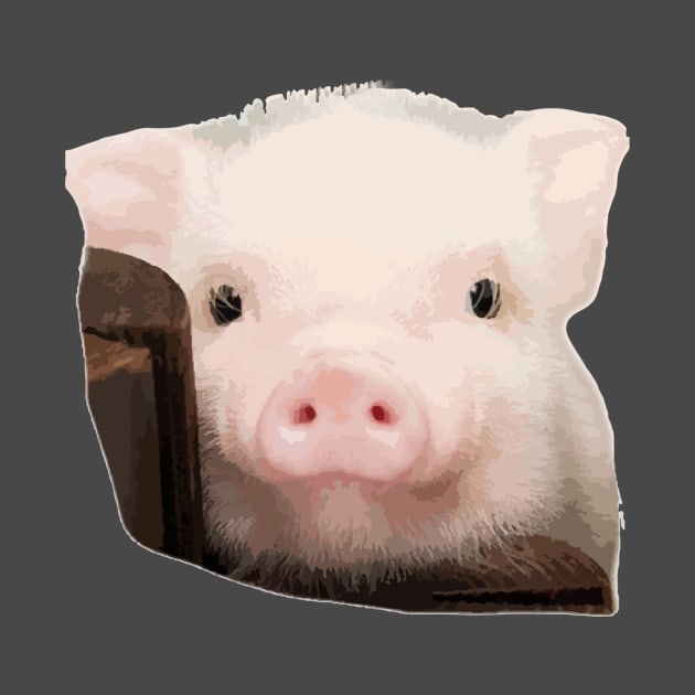 Pig Pet Cute - Oil Paint by ngoclucbkhn