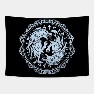 Viking Runes Tapestry