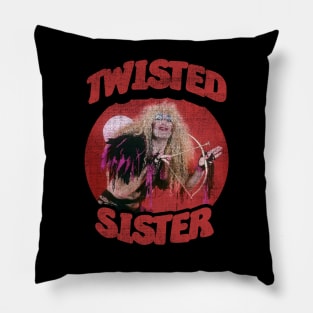 Vintage Twisted Sister Pillow