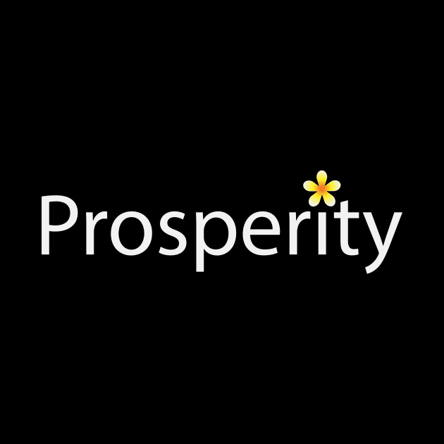 Prosperity text design by BL4CK&WH1TE 