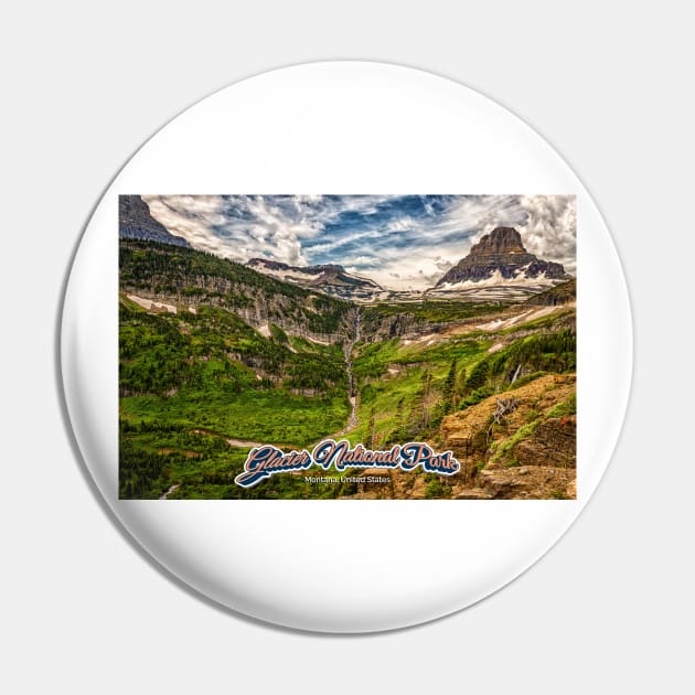 Glacier National Park Pin by Gestalt Imagery