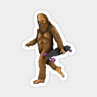 Bigfoot Skateboard Magnet