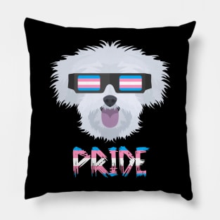 Maltese Transgender Flag Lgbt Pillow