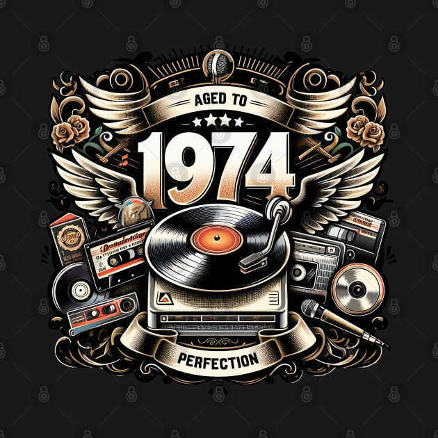 Aged to perfection 1974 Vinyl LP Music Record and Cassette tapes by O.M.Art&Yoga