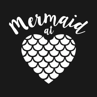 Mermaid at Hearts T-Shirt