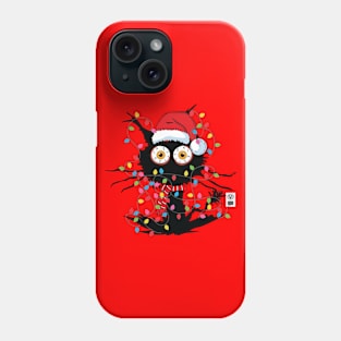 Funny Christmas Cat Phone Case