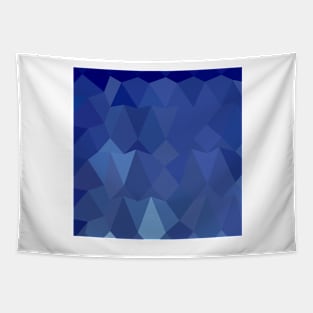 Catalina Blue Abstract Low Polygon Background Tapestry