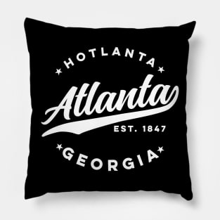 Hotlanta Atlanta Georgia USA City Vintage Athletic Pillow