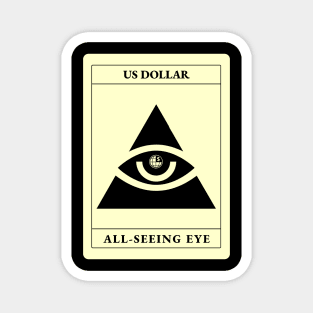 US Dollar All Seeing Eye Magnet