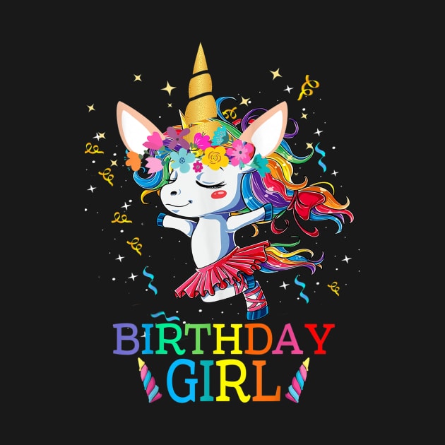 Birthday Girl Unicorn Birthday Gift Funny by dashawncannonuzf